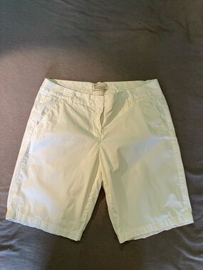 J. Crew Cream Bermuda Shorts